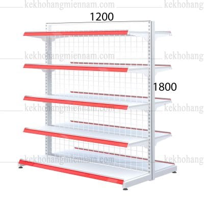 KỆ ĐÔI C1800 X D1200 X 5 TẦNG MÂM
